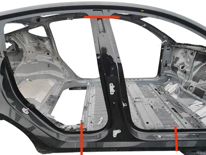 Tesla Model Y (2019 - 2024) Средняя стойка кузова (B) — фото 1