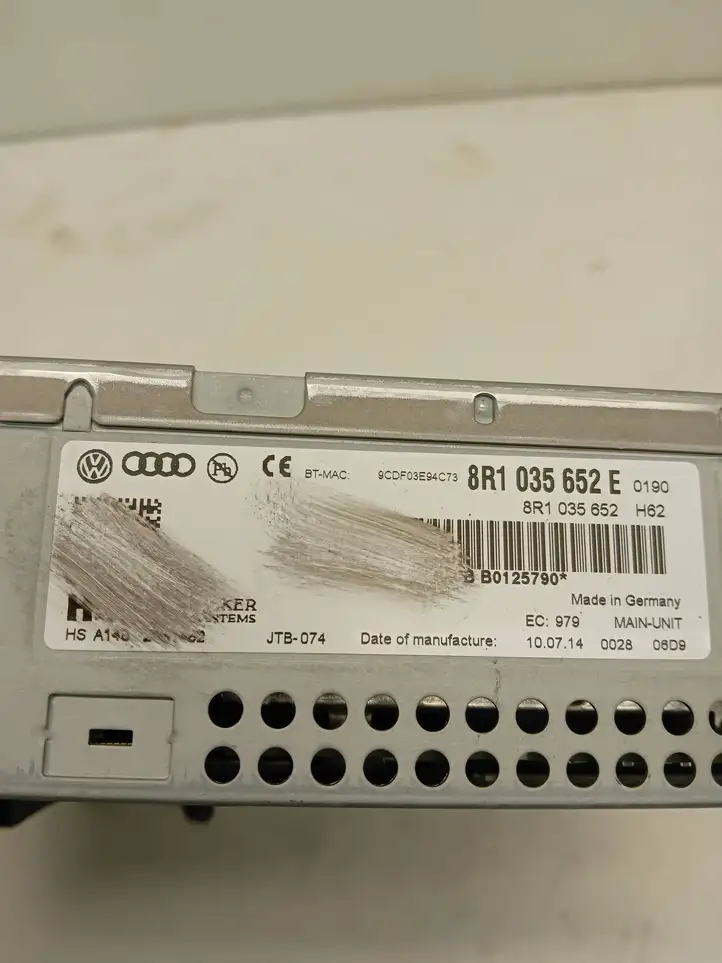 Audi A4 S4 B8 8K (2007 - 2011) 8R1035652 Магнитола / мультимедийная система — фото 6