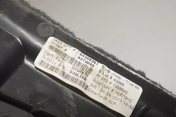 BMW X6 E71 (2008 - 2014) 9000577 Прочая отделка багажника — фото 4