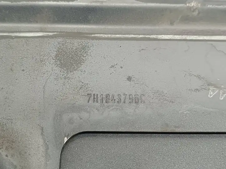 Volkswagen Multivan T5 (2003 - 2015) 7H1843796C Отделка нижней направляющей раздвижной двери — фото 5