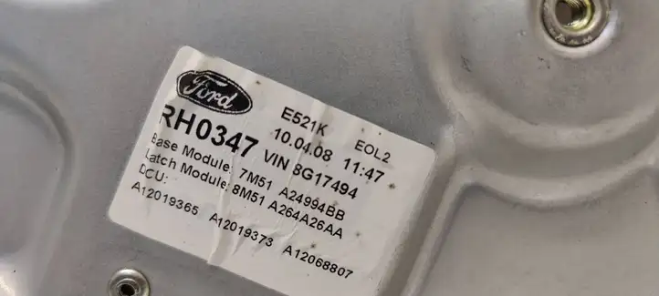 Ford Focus (2005 - 2008) 4M51A045H22B Механический стеклоподъемник задней двери — фото 4