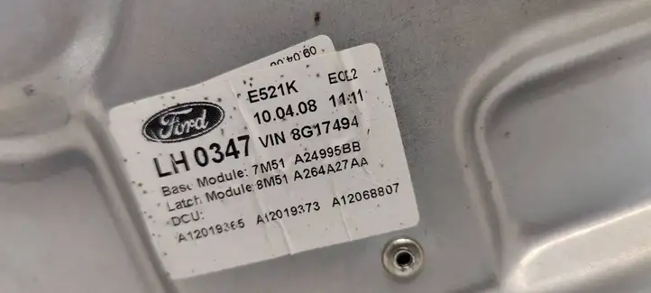Ford Focus (2005 - 2008) 4M51A045H23B Механический стеклоподъемник задней двери — фото 3