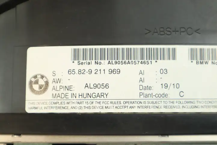 BMW 6 E63 E64 (2002 - 2010) 9218299 Магнитола / мультимедийная система — фото 6