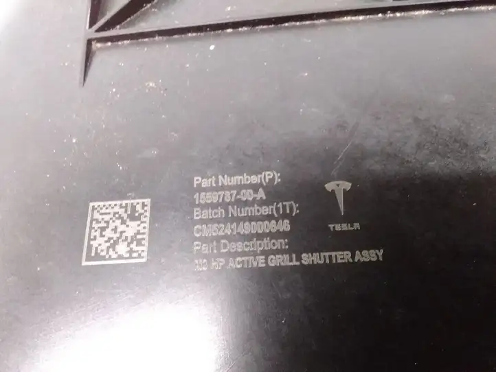 Tesla Model 3 (2024 - ) 155978700A Дефлектор воздуха — фото 4