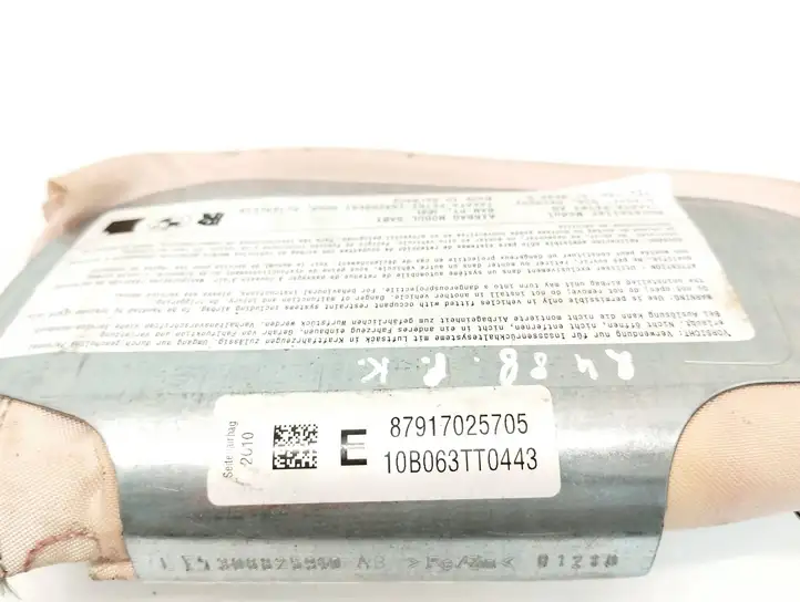 BMW 5 F10 F11 (2009 - 2016) 87917025705 Подушка безопасности сиденья — фото 4