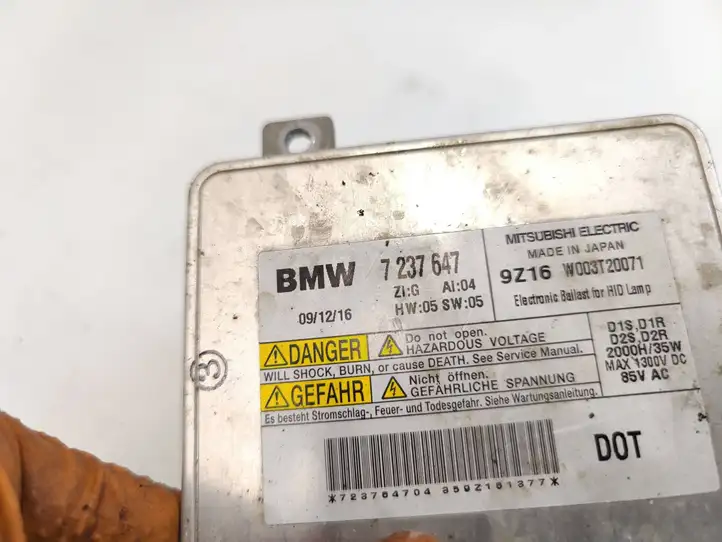 BMW 5 F10 F11 (2009 - 2016) 7237647 Блок розжига ксенона — фото 5