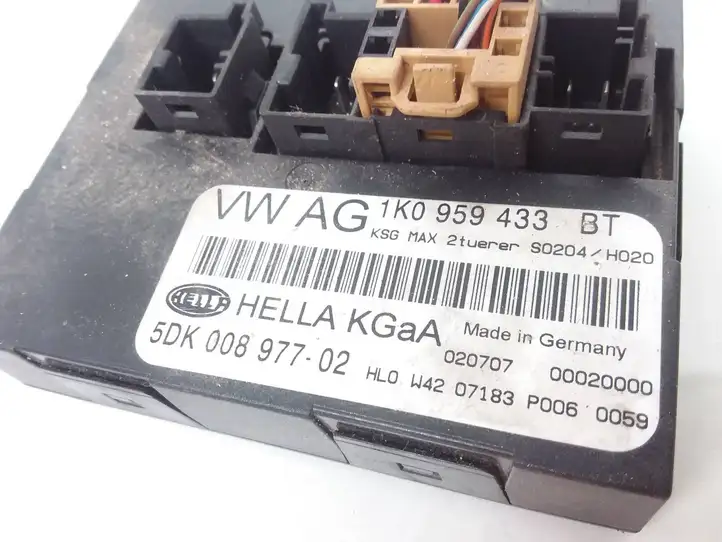Volkswagen Golf V (2003 - 2009) 1k0959433bt Модуль комфорта — фото 3