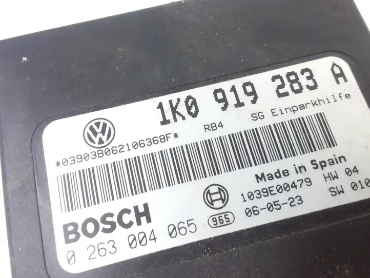 Volkswagen Golf V (2003 - 2009) 1K0919283A Блок управления парктрониками — фото 3