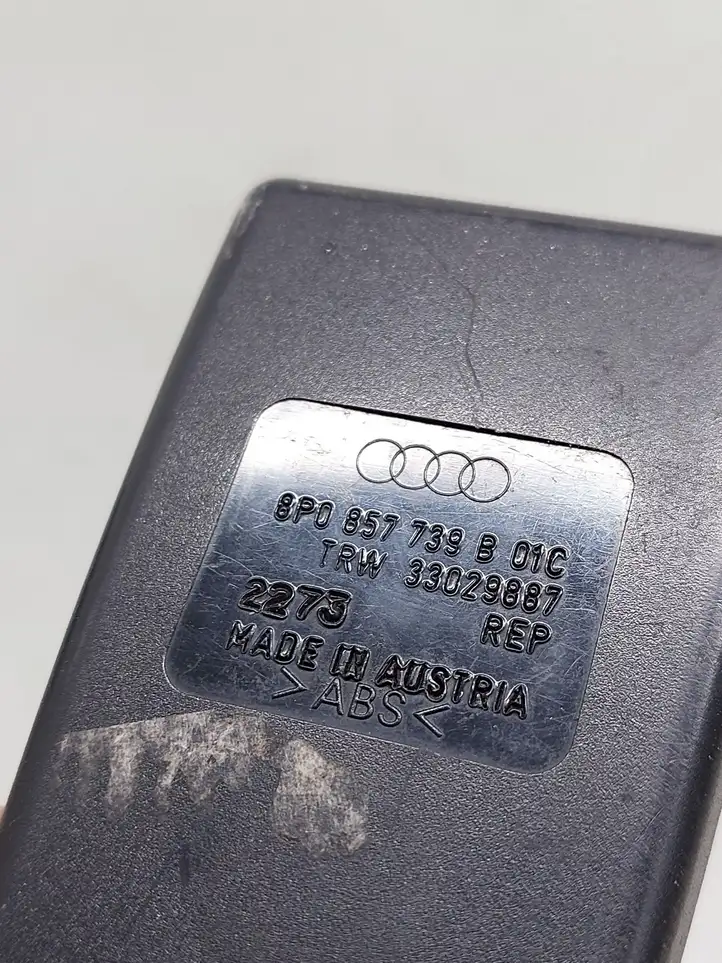 Audi A3/S3 8L (2000 - 2003) 8P0857739B Замок заднего ремня — фото 3