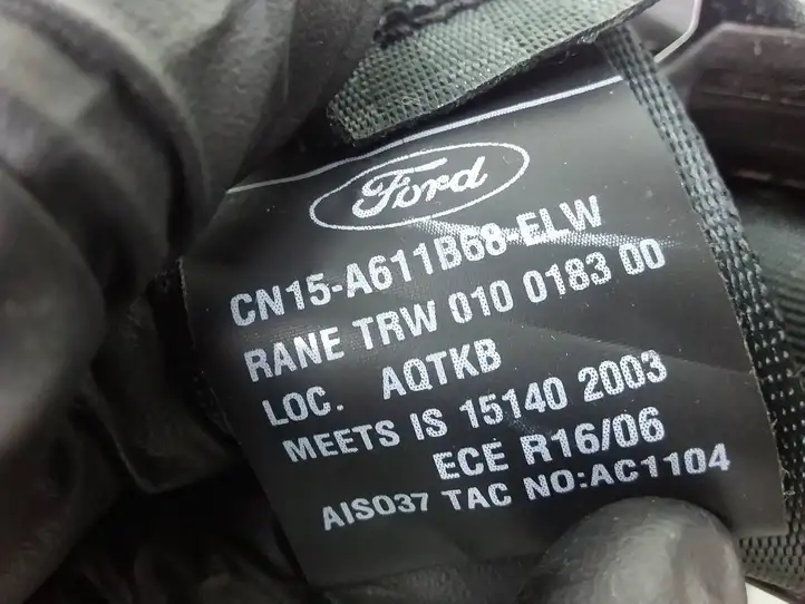 Ford Ecosport (2013 - 2018) CN15A611B68elw Задний ремень безопасности — фото 2