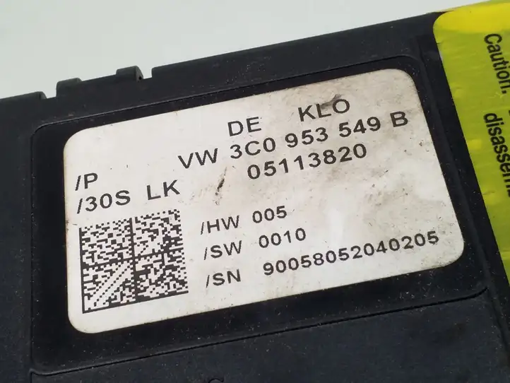 Volkswagen PASSAT B6 (2005 - 2010) 3C0953549B Датчик угла поворота руля — фото 3