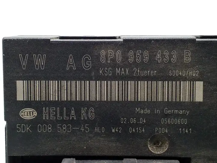 Audi A3/S3 8L (2000 - 2003) 8P0959433B Модуль комфорта — фото 3