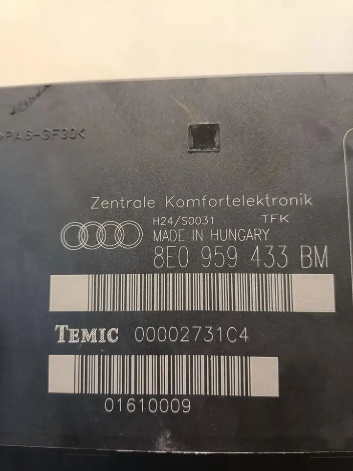 Audi A4 S4 B6 8E 8H (2000 - 2006) 8E0959433BM Модуль комфорта — фото 4