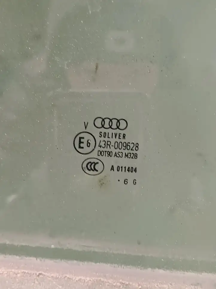 Audi A6 S6 C6 4F (2004 - 2008) AS3 Стекло задней двери — фото 2