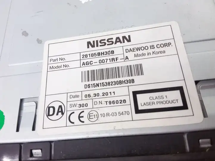 Nissan NV200 (2009 - ) 28185BH30B Магнитола / мультимедийная система — фото 3