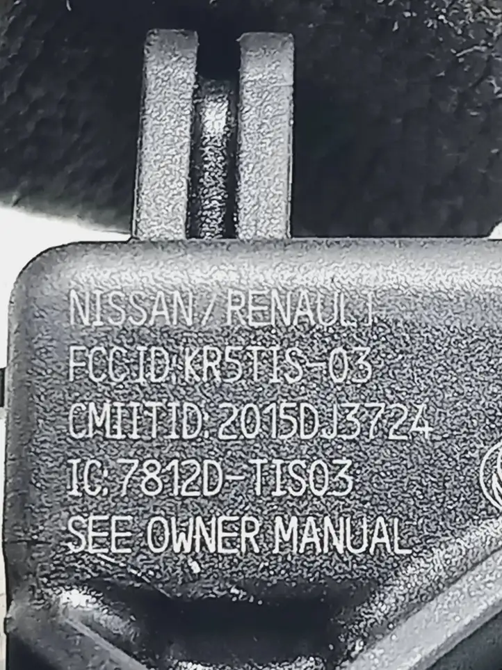 Nissan Qashqai (2013 - 2017) 2015DJ3724 Датчик давления шин — фото 3