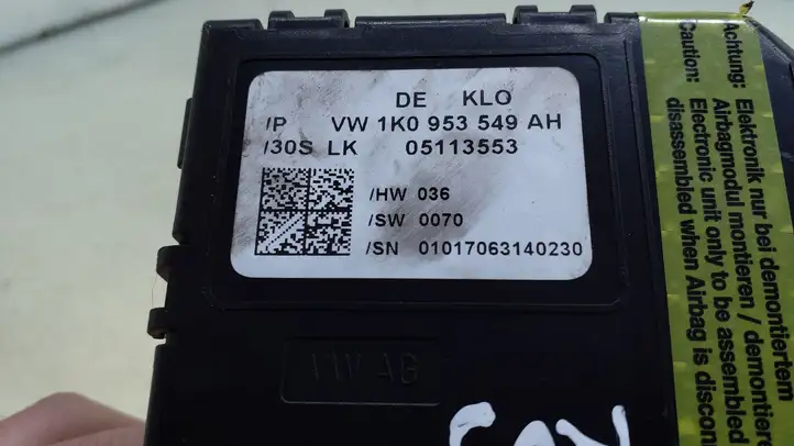 Audi A3/S3 8P (2004 - 2008) 1K0953549AH Датчик угла поворота руля — фото 3