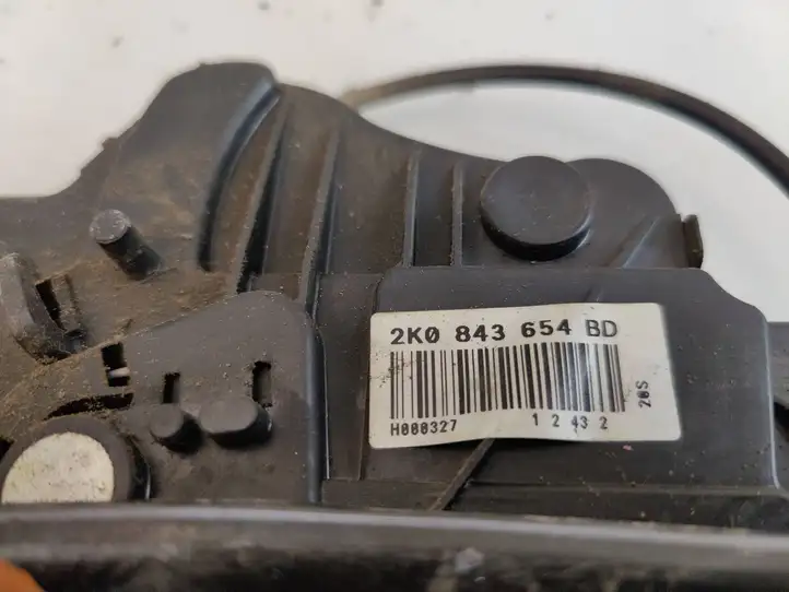 Volkswagen Caddy (2010 - 2015) 2K0843654BD Замок раздвижной двери — фото 5