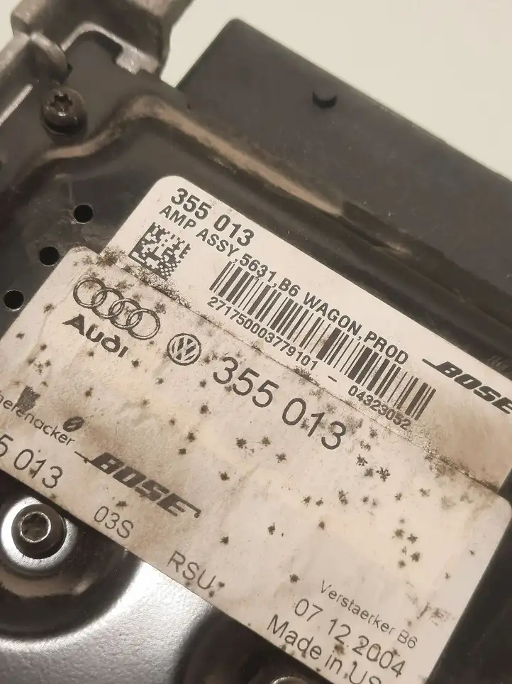Audi A4 S4 B7 8E 8H (2004 - 2009) 355013 Усилитель звука — фото 4