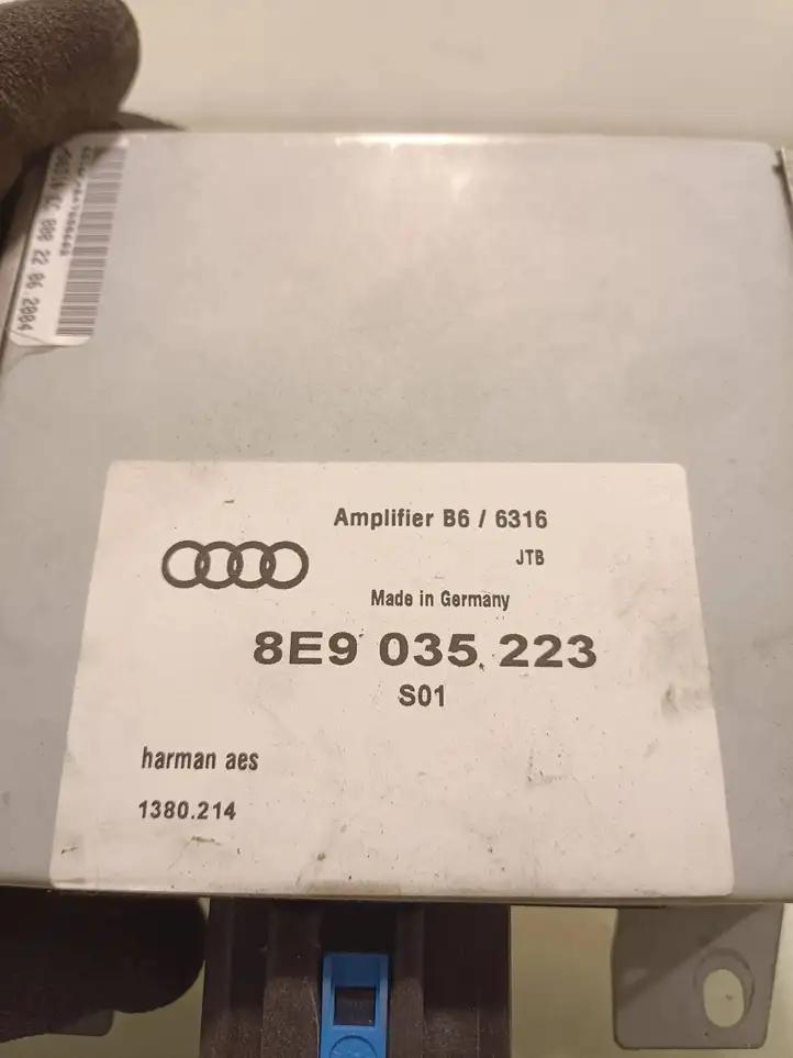 Audi A4 S4 B6 8E 8H (2000 - 2006) 8E9035223 Усилитель звука — фото 4