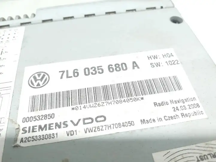 Volkswagen Touareg I (2002 - 2010) 7L6035680A Магнитола / мультимедийная система — фото 4