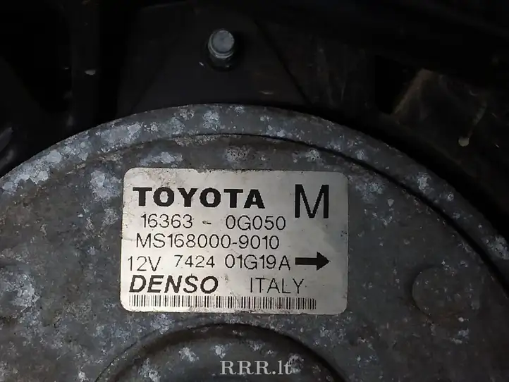 Toyota Avensis T250 (2003 - 2006) 16360G050 Комплект вентиляторов системы охлаждения — фото 7