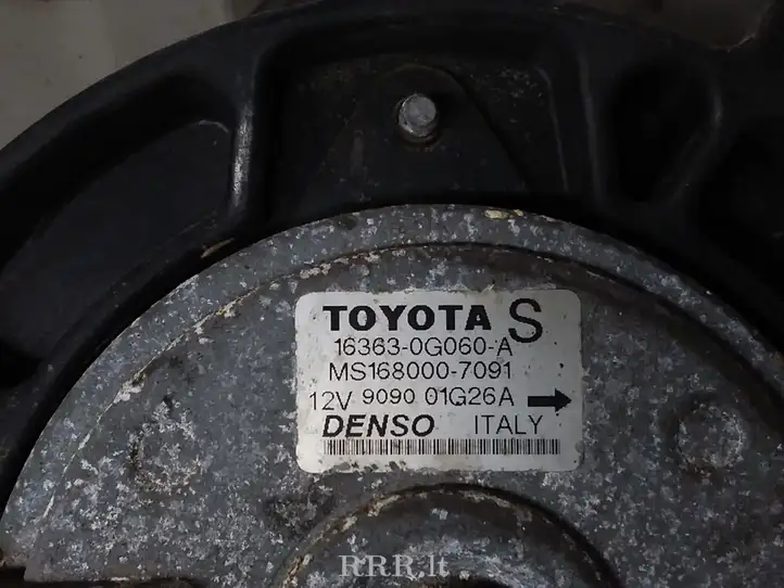 Toyota Avensis T250 (2003 - 2006) 16360G050 Комплект вентиляторов системы охлаждения — фото 9