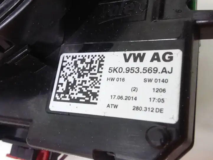 Audi A1 (2010 - 2014) 5K0953569AJ Контактное кольцо SRS — фото 3