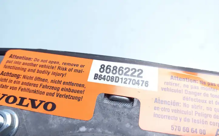 Volvo S60 (2000 - 2004) 8686222 Подушка безопасности руля — фото 3
