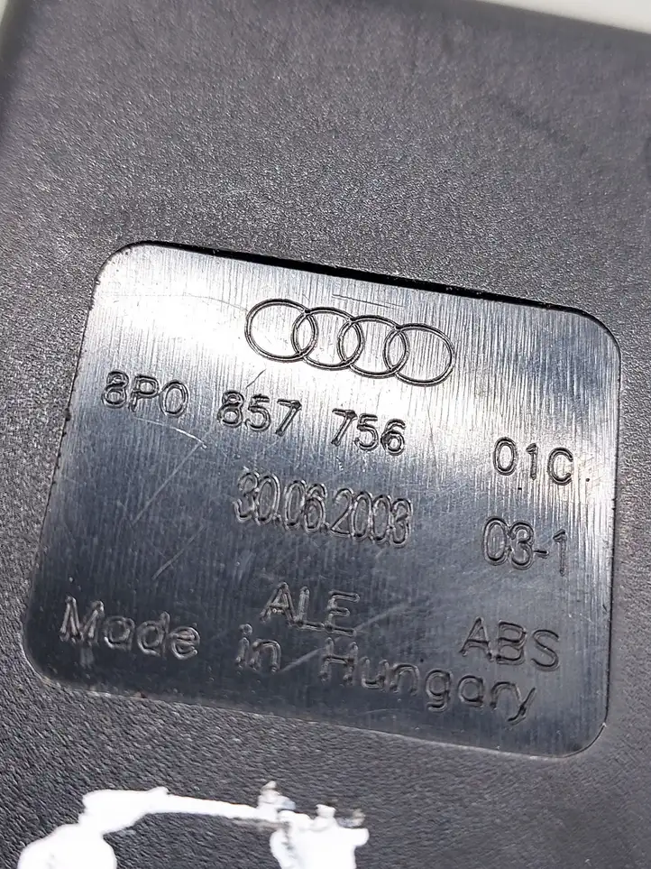 Audi A3/S3 8L (2000 - 2003) 8P0857756 Замок переднего ремня — фото 3