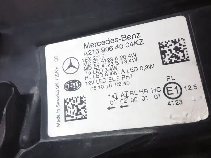 Mercedes-Benz E W213 (2016 - ) A2139064004 Передняя фара — фото 7