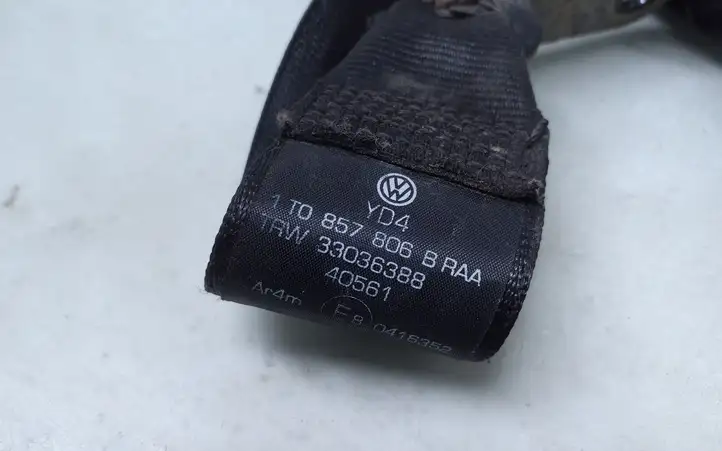Volkswagen Touran I (2003 - 2010) 1T0857806B Задний ремень безопасности — фото 4