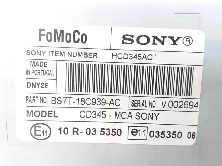 Ford Mondeo MK IV (2007 - 2014) BS7T18C939AC Магнитола / мультимедийная система — фото 3