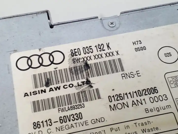 Audi A4 S4 B7 8E 8H (2004 - 2009) 8E0035192K Магнитола / мультимедийная система — фото 4