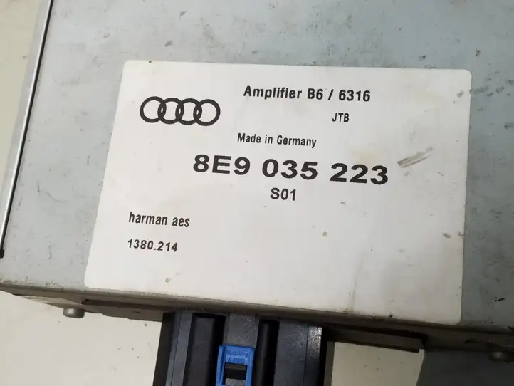 Audi A4 S4 B7 8E 8H (2004 - 2009) 8E9035223 Усилитель звука — фото 2