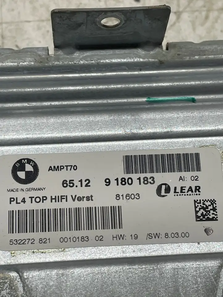 BMW X5 E70 (2006 - 2013) 65129180183 Усилитель звука — фото 4