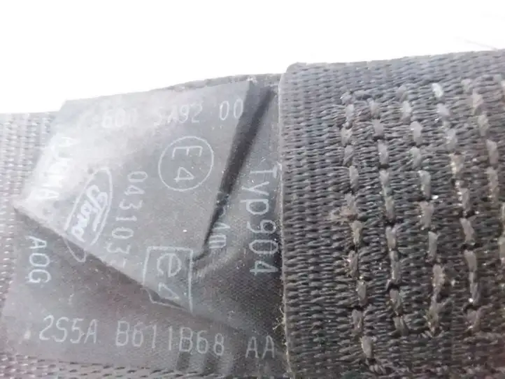 Ford Fiesta (2000 - 2005) 2S5AB611B68AA Задний ремень безопасности — фото 3