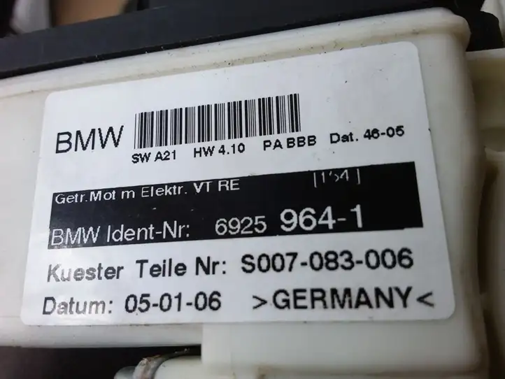 BMW X3 E83 (2003 - 2010) 6925964 Электростеклоподъемник передний (комплект) — фото 3