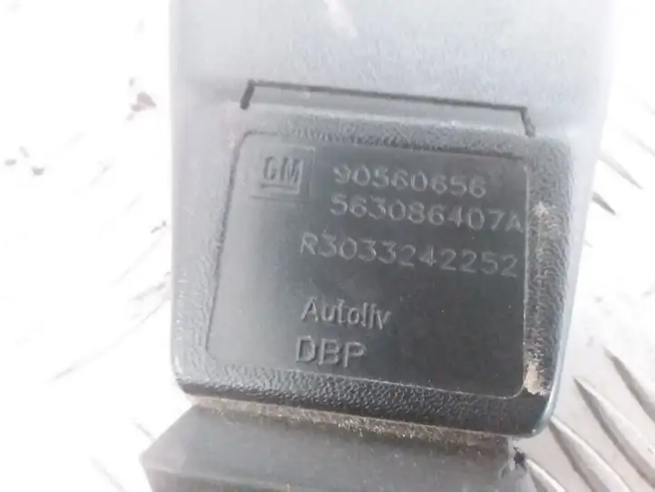 Opel Astra G (1998 - 2004) 90560656 Замок переднего ремня — фото 4