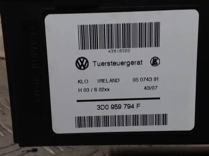 Volkswagen Touareg I (2002 - 2010) 3D0959794F Стеклоподъемник задней двери — фото 5