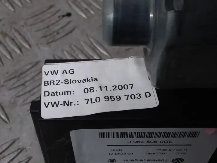 Volkswagen Touareg I (2002 - 2010) 3D0959795F Стеклоподъемник задней двери — фото 7