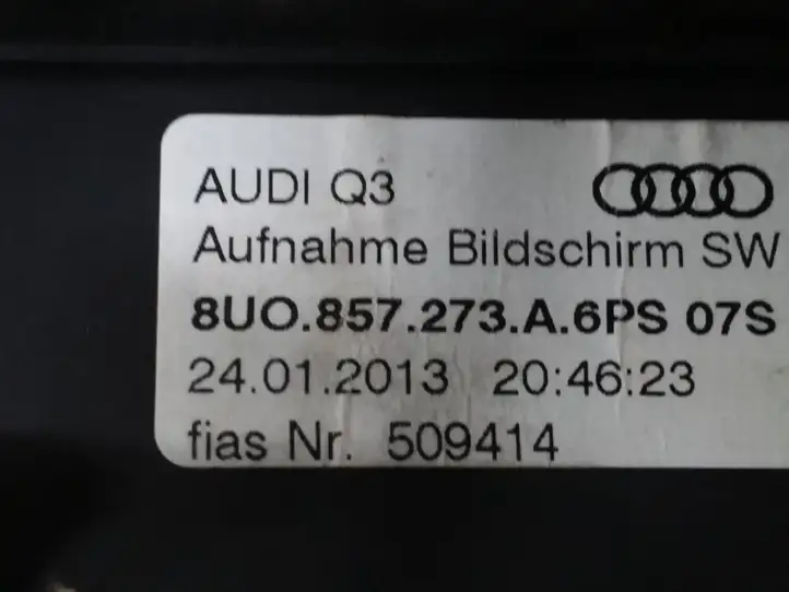 Audi Q3 8U (2011 - 2014) 8U0857273A Дисплей / маленький экран — фото 3