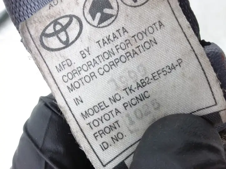 Toyota Picnic (1996 - 2001) TKAB2EF534P Передний ремень безопасности — фото 3