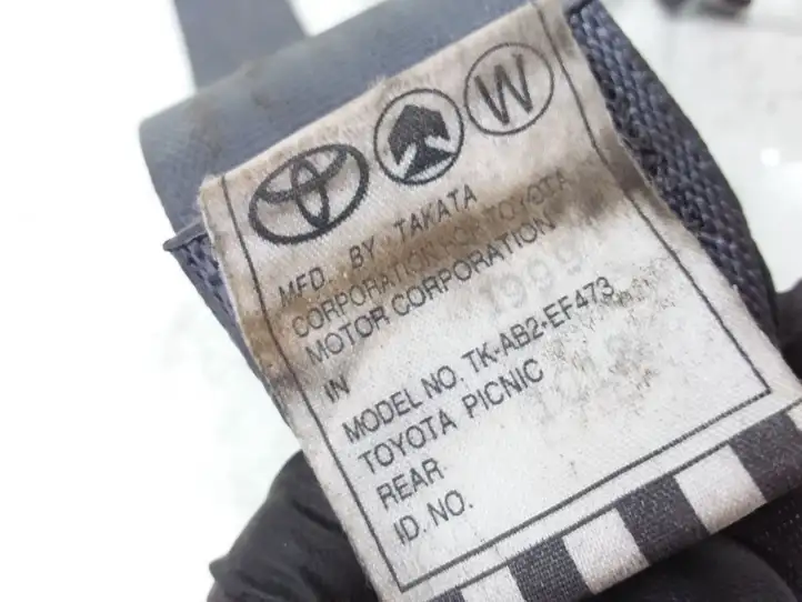 Toyota Picnic (1996 - 2001) TKAB2EF473 Задний ремень безопасности — фото 3
