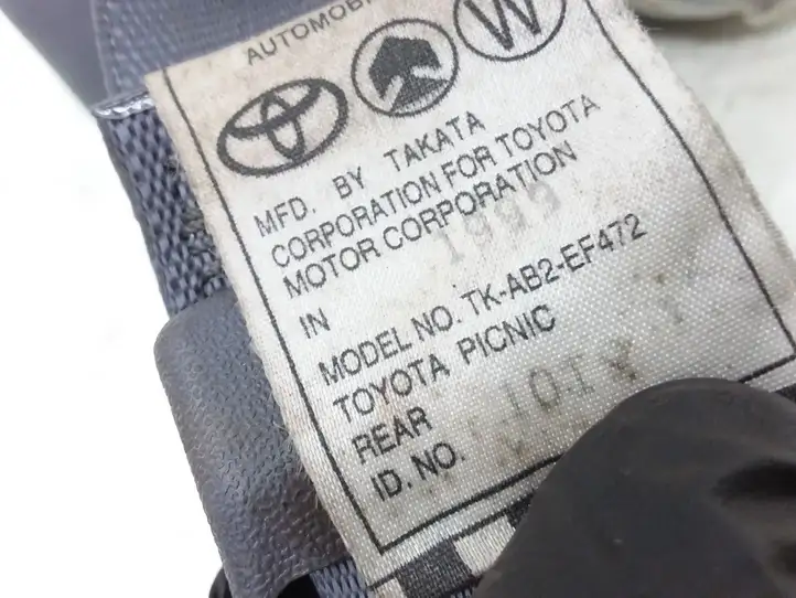 Toyota Picnic (1996 - 2001) TKAB2EF472 Задний ремень безопасности — фото 3