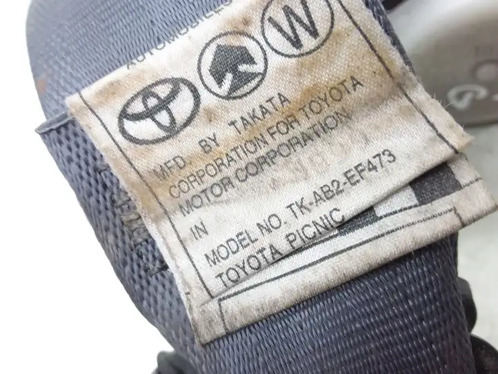 Toyota Picnic (1996 - 2001) TKAB2EF473 Задний ремень безопасности — фото 3