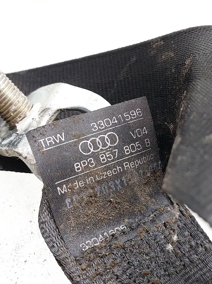 Audi A3/S3 8L (2000 - 2003) 8P3857805A Задний ремень безопасности — фото 2