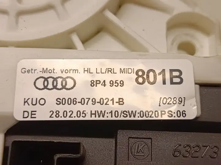 Audi A3/S3 8P (2004 - 2008) 8P4959801B Стеклоподъемник задней двери — фото 5