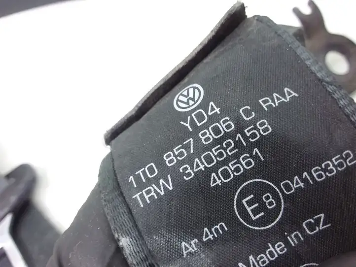 Volkswagen Touran I (2003 - 2010) 1T0857806C Задний ремень безопасности — фото 3