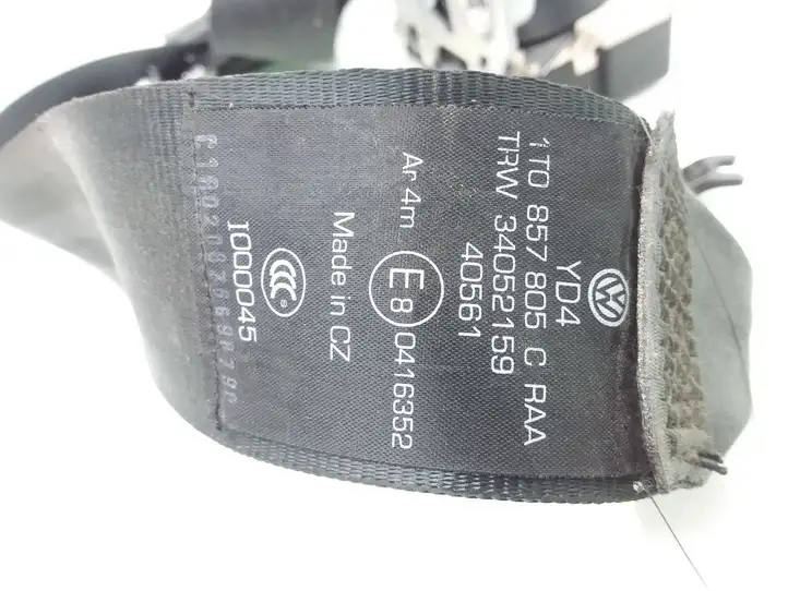 Volkswagen Touran I (2003 - 2010) 1T0857805C Задний ремень безопасности — фото 3